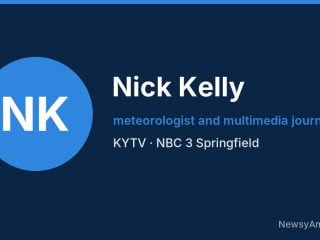 Nick Kelly, meteorologist and multimedia journalist, KYTV