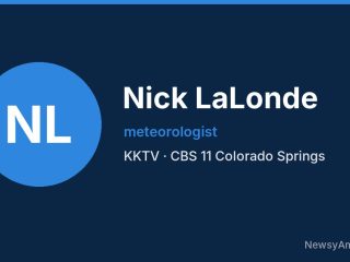 Nick LaLonde, meteorologist, KKTV
