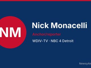Nick Monacelli, Anchor/reporter, WDIV-TV