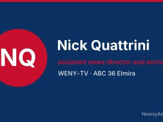 Nick Quattrini, assistant news director and anchor, WENY-TV
