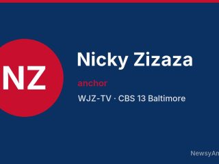 Nicky Zizaza, anchor, WJZ-TV