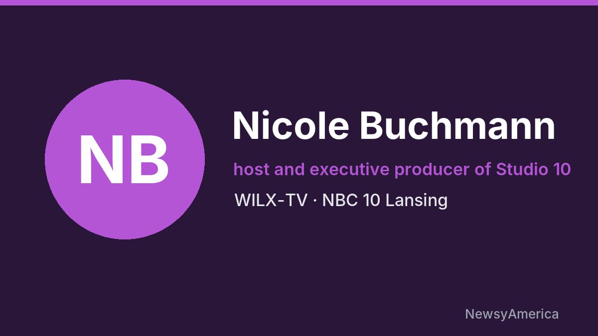 Nicole Buchmann – WILX-TV, Lansing