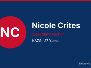 Nicole Crites, weeknight anchor, KAZS