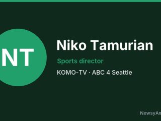Niko Tamurian, Sports director, KOMO-TV