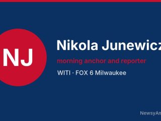 Nikola Junewicz, morning anchor and reporter, WITI