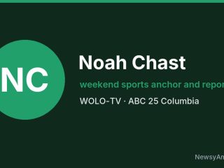Noah Chast, weekend sports anchor and reporter, WOLO-TV