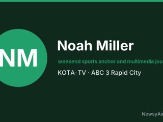 Noah Miller, weekend sports anchor and multimedia journalist, KOTA-TV