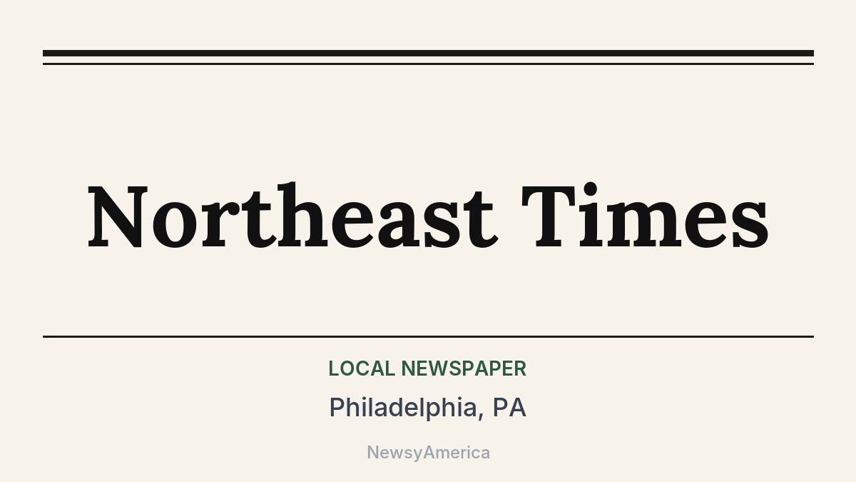 Northeast Times – Philadelphia, PA