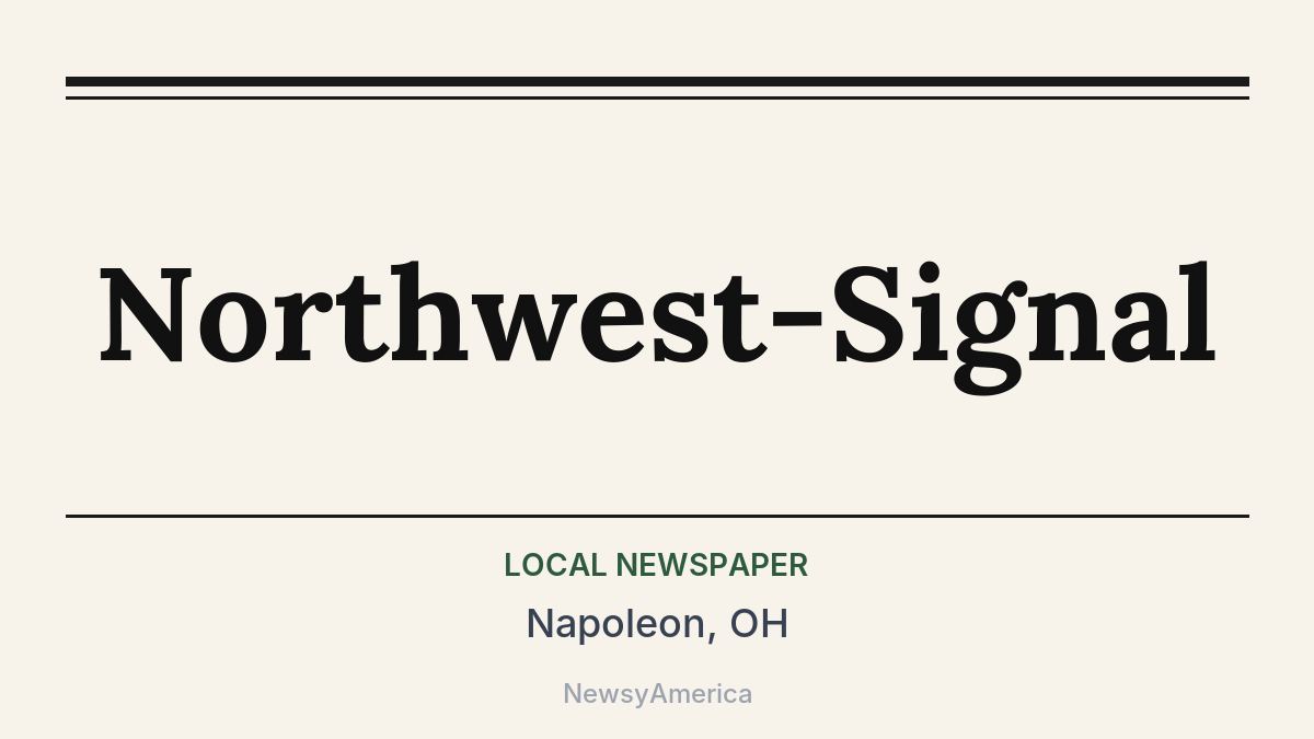 Northwest-Signal – Napoleon, OH