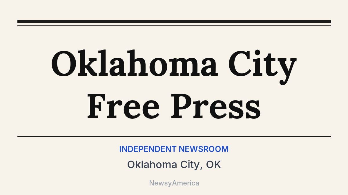 Oklahoma City Free Press – Oklahoma City, OK