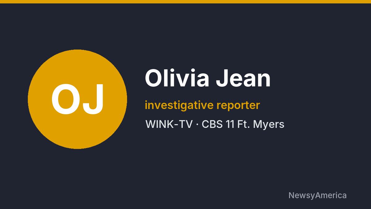 Olivia Jean – WINK-TV, Ft. Myers