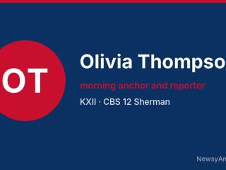 Olivia Thompson, morning anchor and reporter, KXII