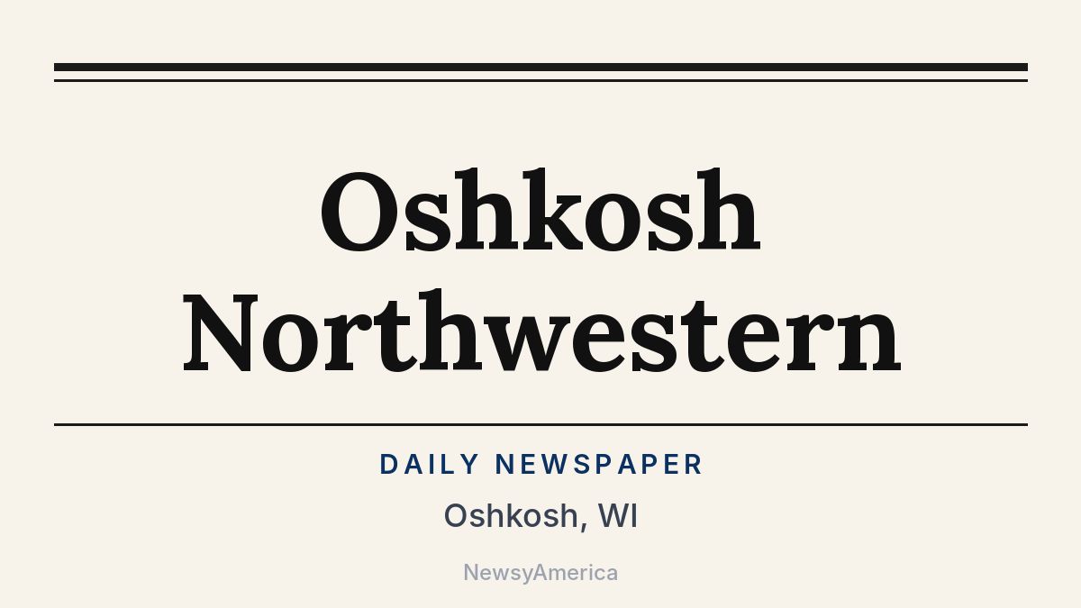 Oshkosh Northwestern – Wisconsin