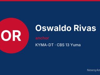 Oswaldo Rivas, anchor, KYMA-DT