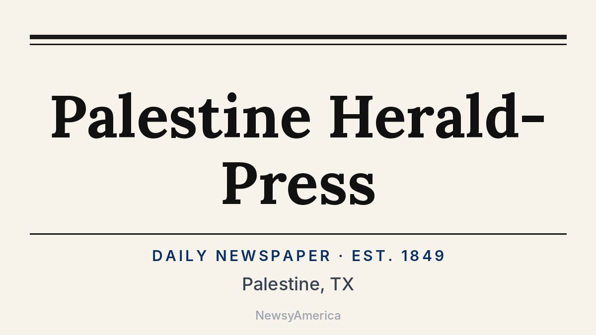 Palestine Herald-Press – Texas