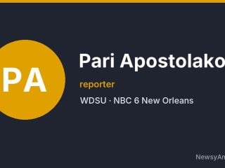 Pari Apostolakos, reporter, WDSU