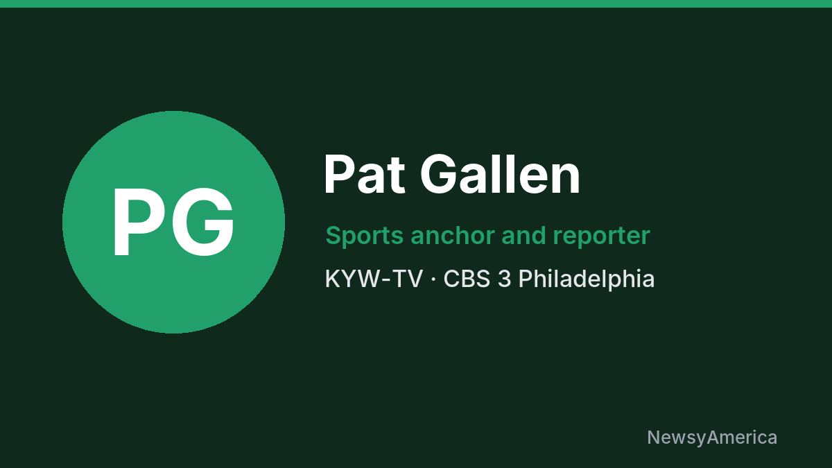 Pat Gallen – KYW-TV, Philadelphia