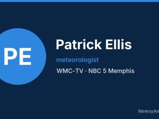 Patrick Ellis, meteorologist, WMC-TV