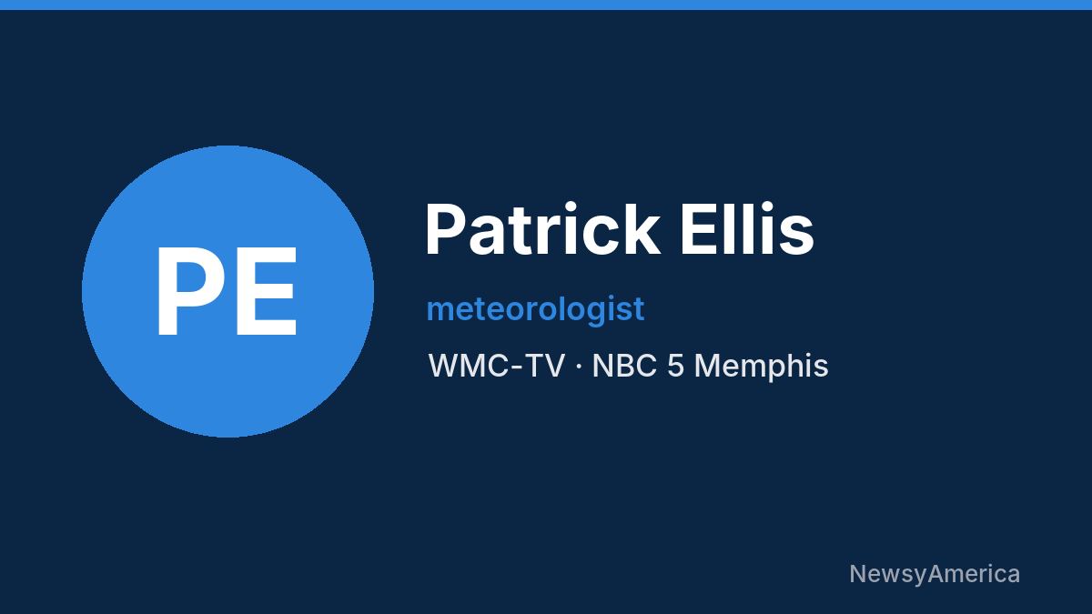 Patrick Ellis – WMC-TV, Memphis