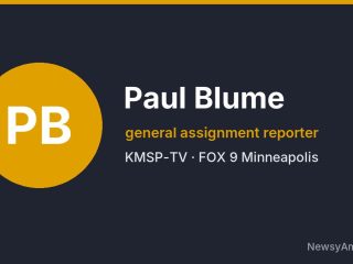 Paul Blume, general assignment reporter, KMSP-TV