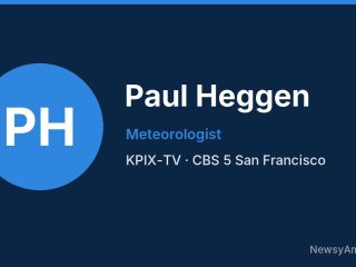 Paul Heggen, Meteorologist, KPIX-TV