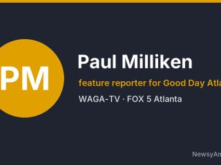 Paul Milliken, feature reporter for Good Day Atlanta, WAGA-TV