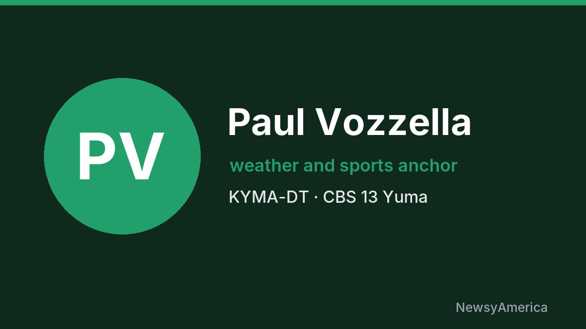 Paul Vozzella – KYMA-DT, Yuma