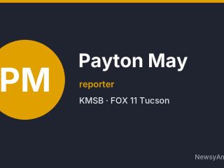 Payton May, reporter, KMSB