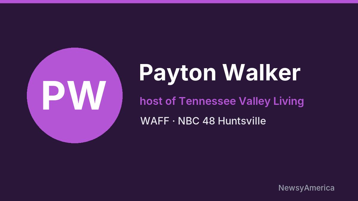 Payton Walker – WAFF, Huntsville