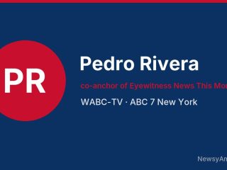 Pedro Rivera, co-anchor of Eyewitness News This Morning, WABC-TV