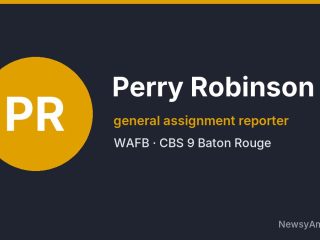 Perry Robinson, general assignment reporter, WAFB