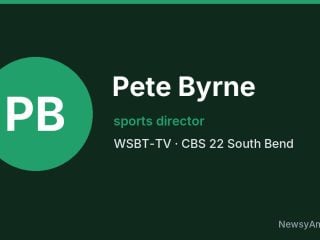 Pete Byrne, sports director, WSBT-TV