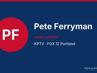 Pete Ferryman, news anchor, KPTV