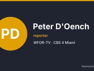 Peter D’Oench, reporter, WFOR-TV