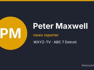 Peter Maxwell, news reporter, WXYZ-TV
