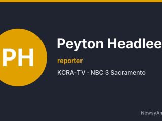 Peyton Headlee, reporter, KCRA-TV