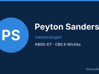 Peyton Sanders, meteorologist, KBSD-DT