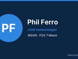 Phil Ferro, chief meteorologist, WSVN