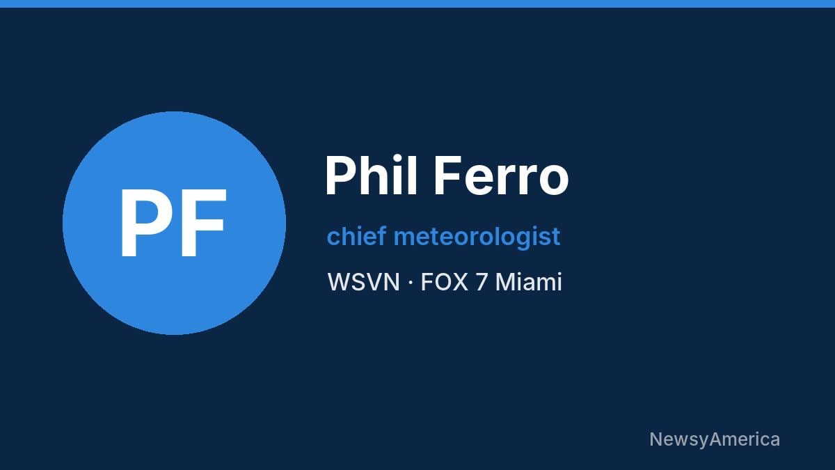 Phil Ferro – WSVN, Miami