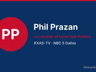 Phil Prazan, co-anchor of Lone Star Politics, KXAS-TV