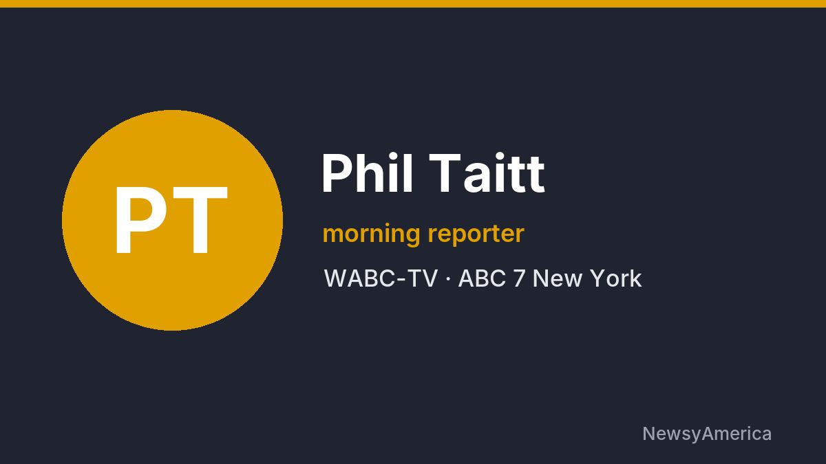 Phil Taitt – WABC-TV, New York
