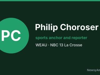 Philip Choroser, sports anchor and reporter, WEAU
