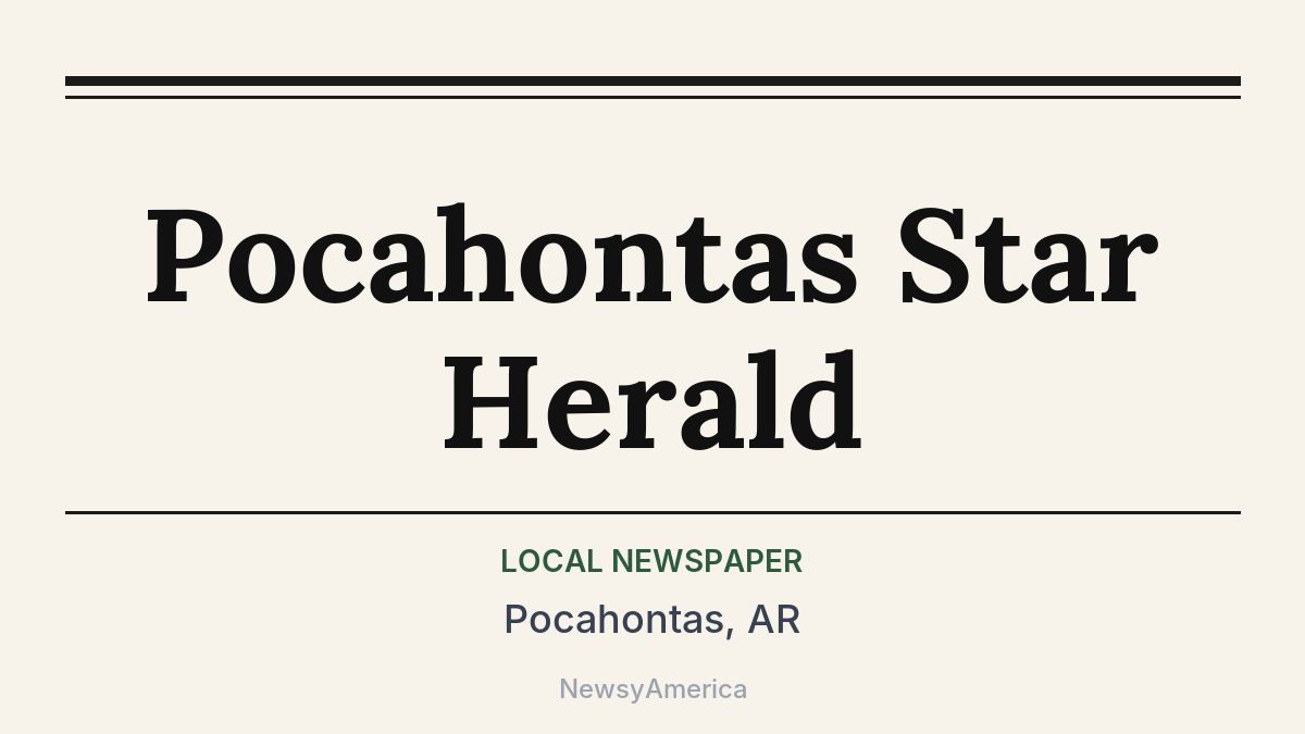 Pocahontas Star Herald – Pocahontas, AR