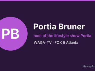 Portia Bruner, host of the lifestyle show Portia, WAGA-TV