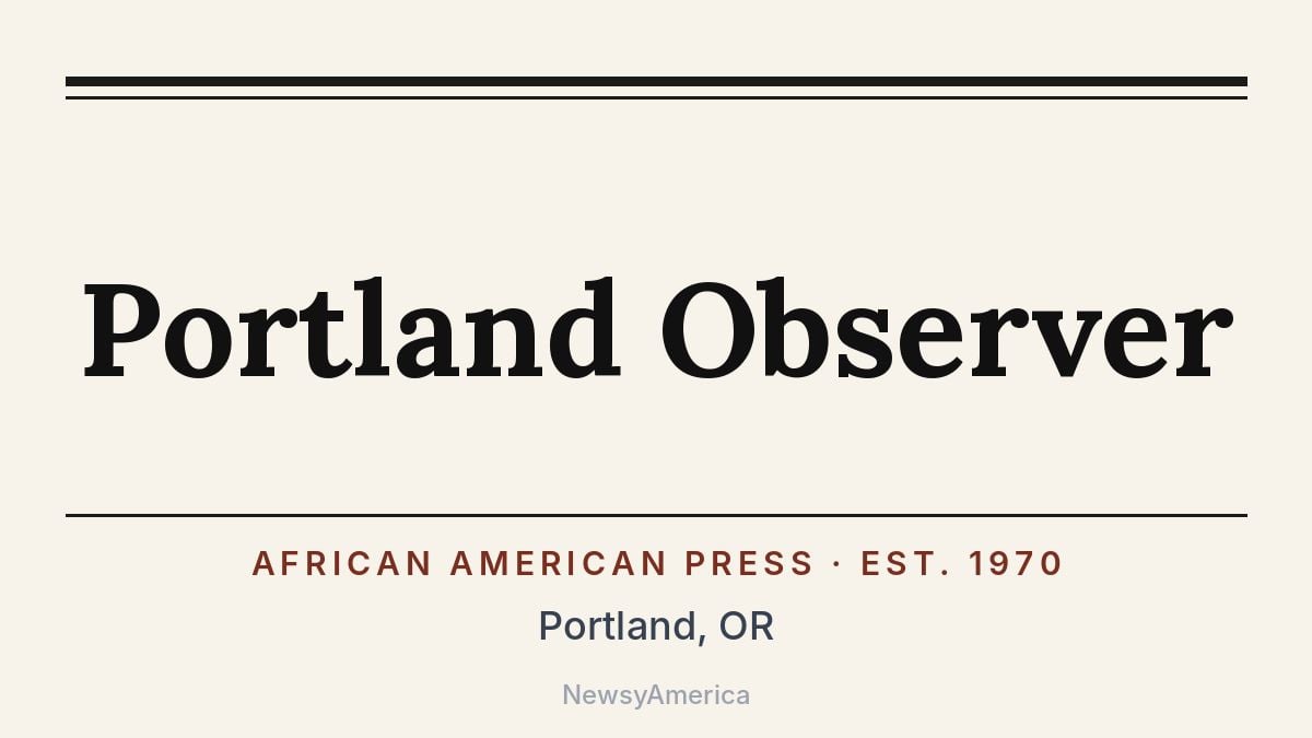 Portland Observer – Oregon