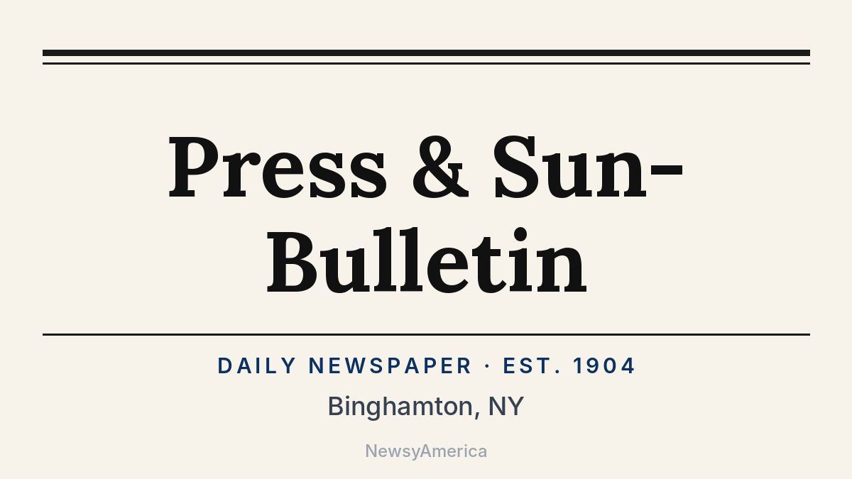 Press & Sun-Bulletin – Binghamton, NY
