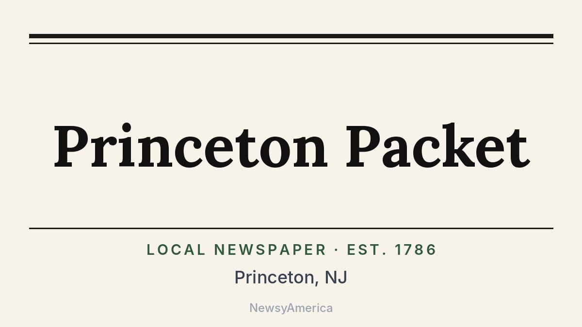 Princeton Packet – New Jersey