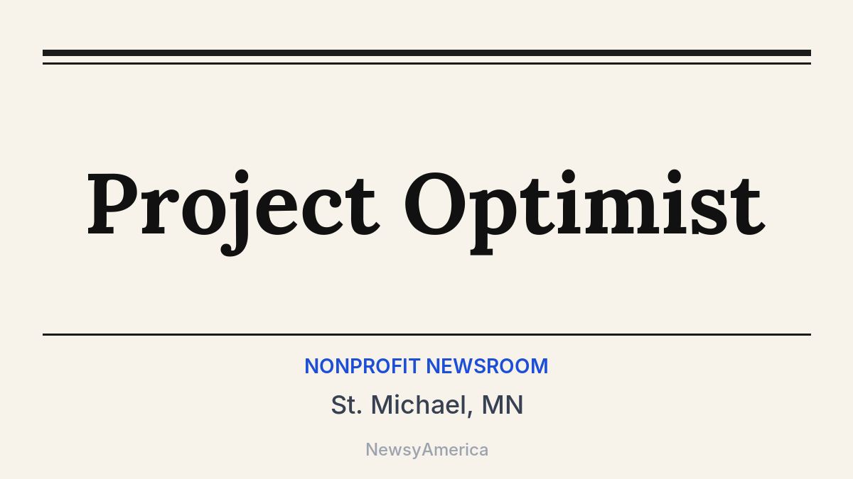 Project Optimist – St. Michael, MN