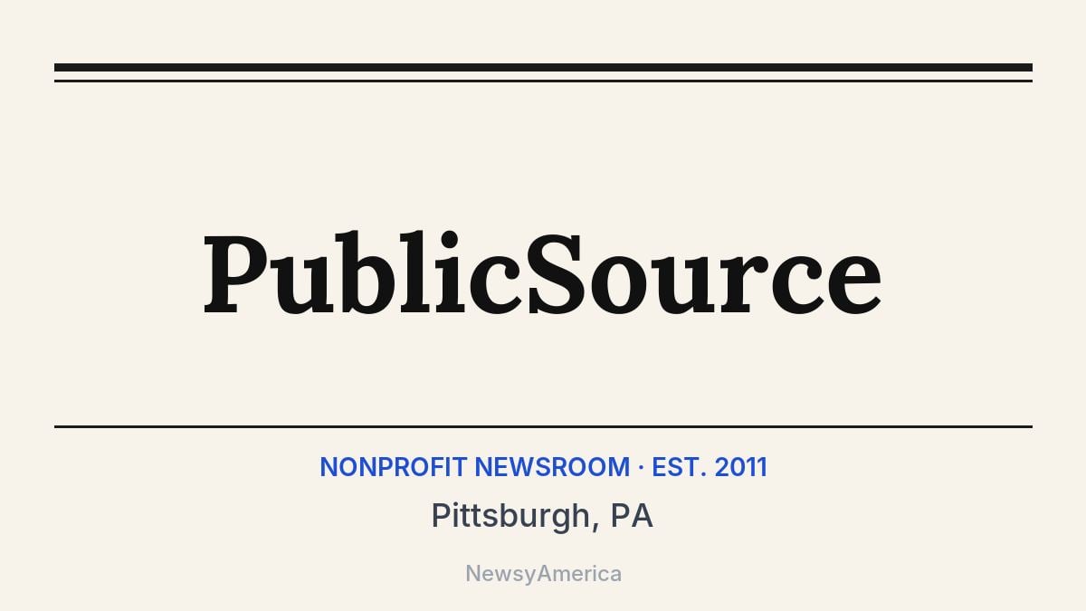 PublicSource – Pittsburgh, PA