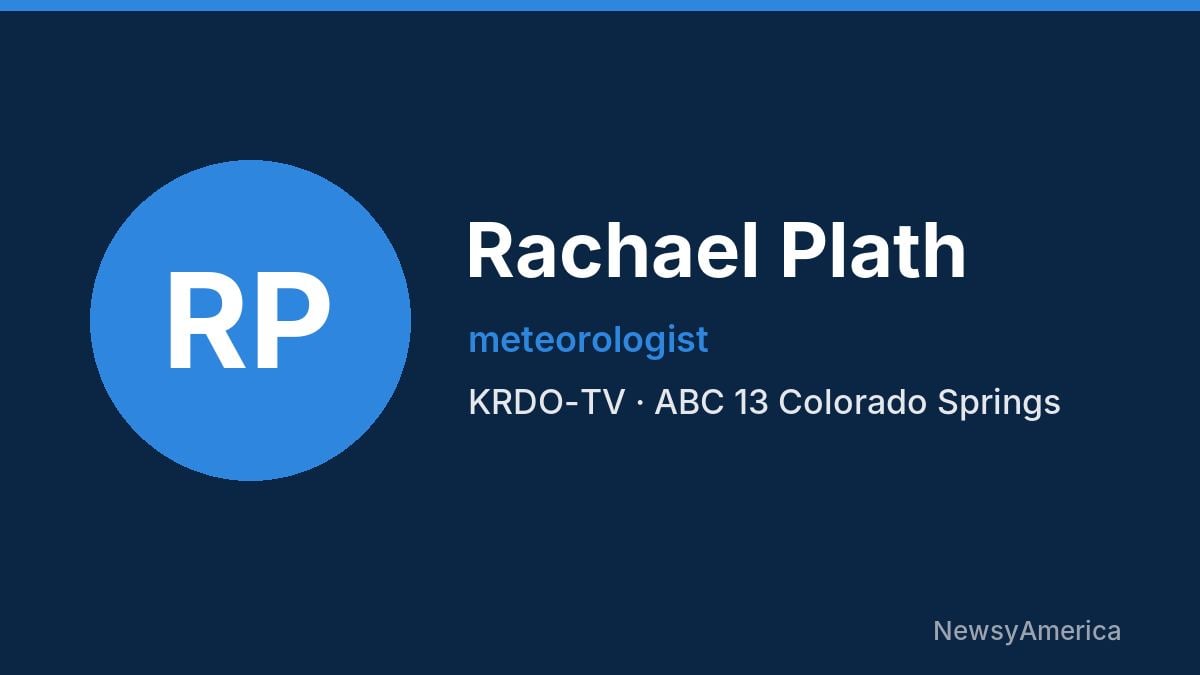 Rachael Plath – KRDO-TV, Colorado Springs